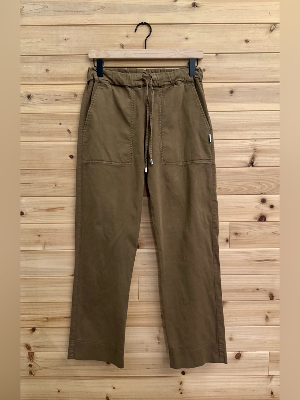 MaxMara Leisure 8 Drawstring Cotton Blend Utility Pants Casual Lightweight